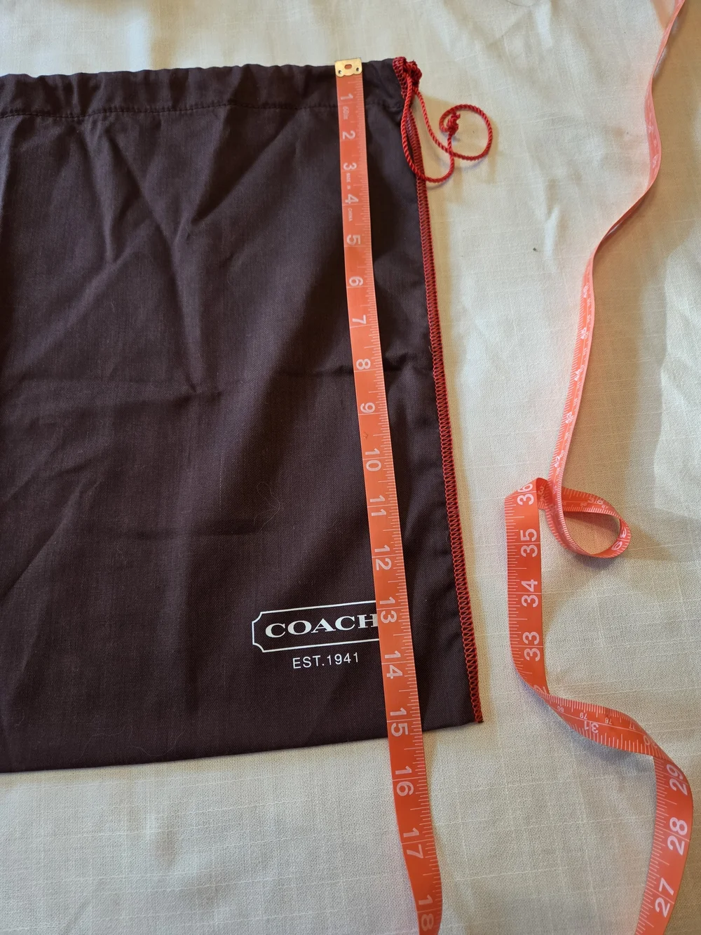 COACH Dust Bag in Dark Brown